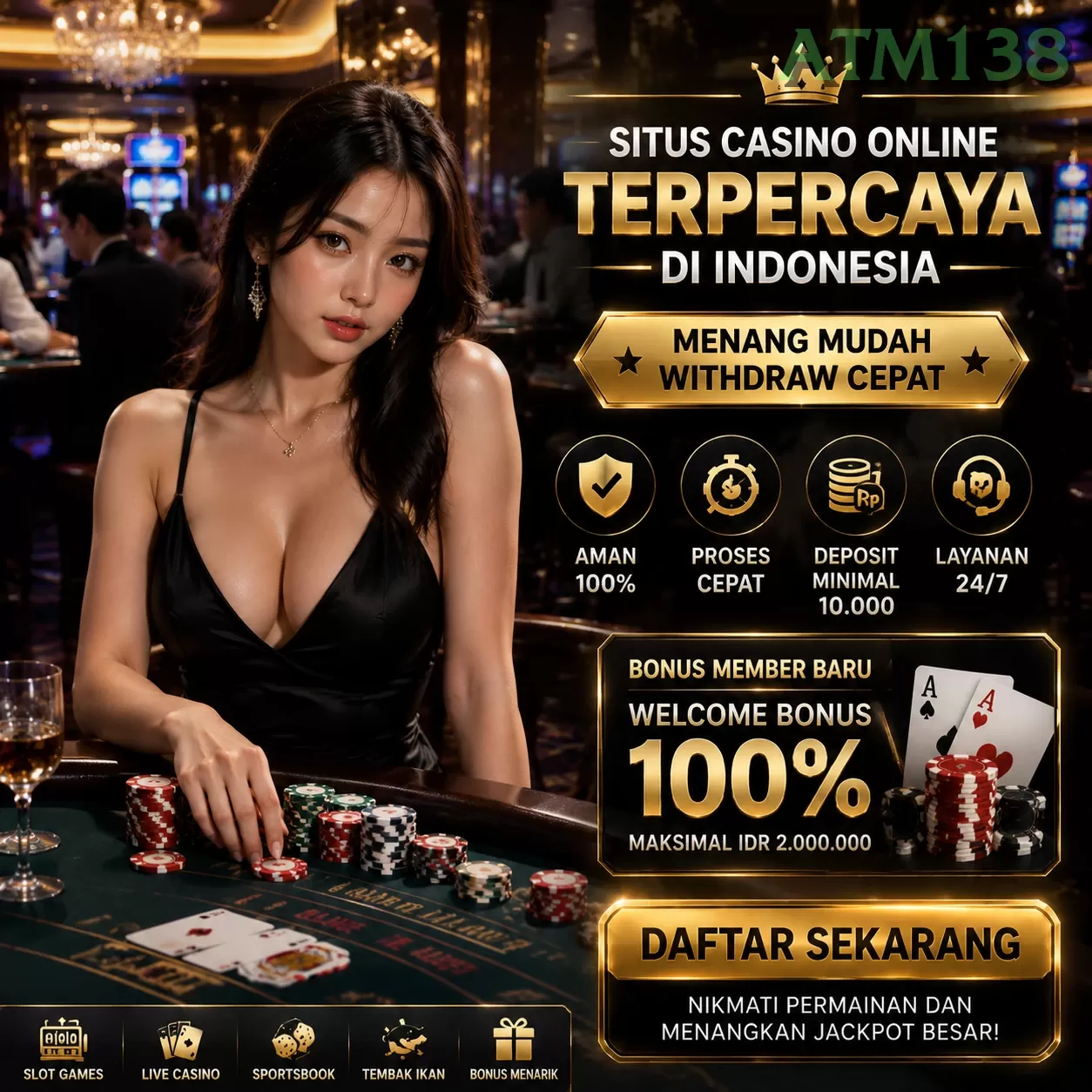 BONUS GARANSI KEKALAHAN SALDO KEMBALI 100_ promotion image